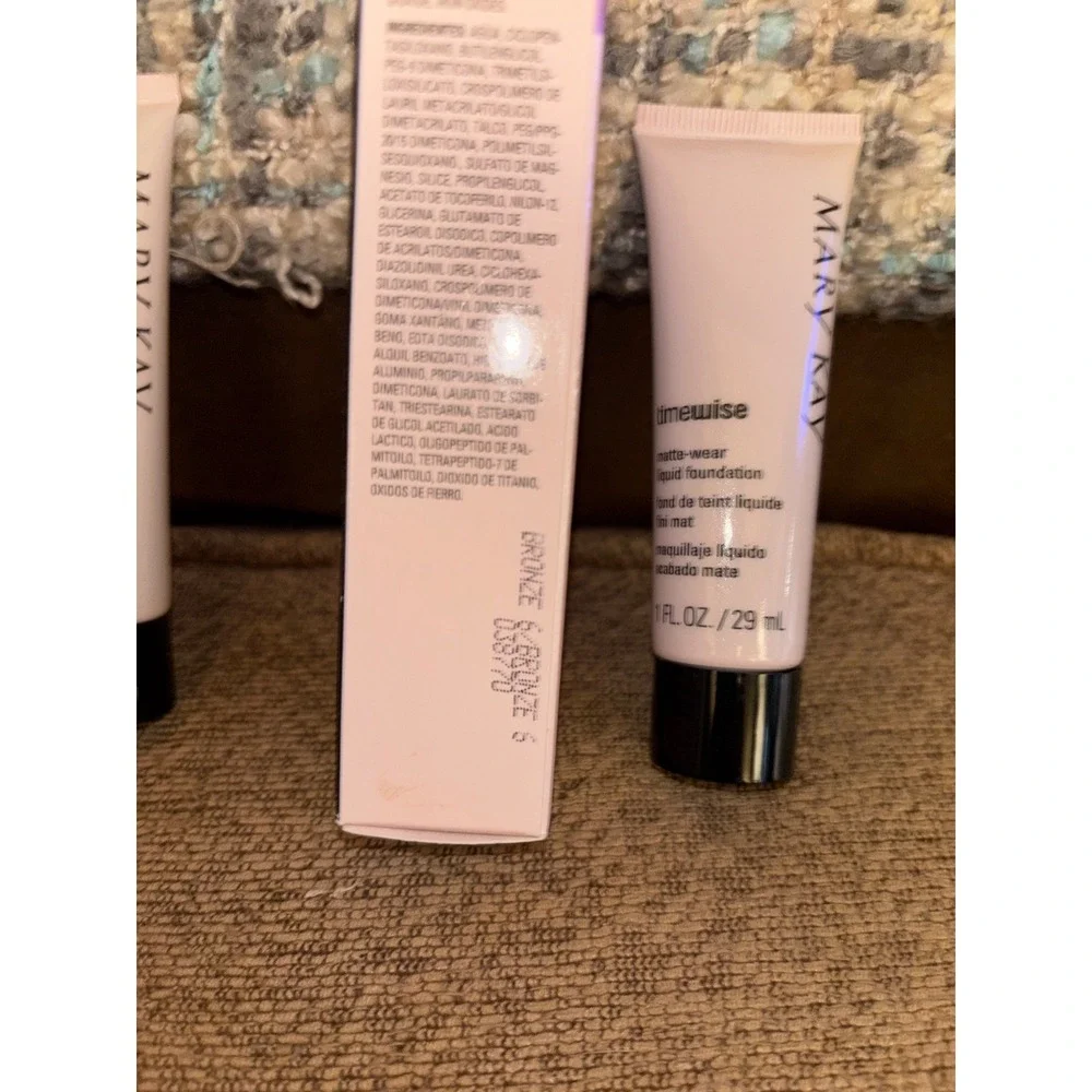 Mary Kay TimeWise Liquid Foundation Bundle Bronze 5 6 7 Luminous & Matte 1oz 3pk